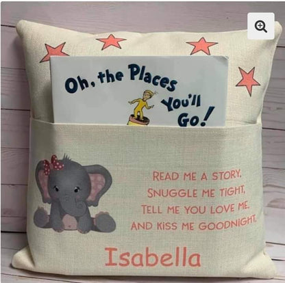 Canvas Pocket Pillow Cover - Custom Laura's Legacy Boutique