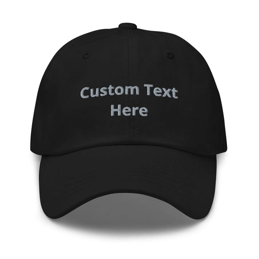 Custom Embroidery - Dad Hats w/ Low Profile Adjustable Strap & Buckle Laura's Legacy Boutique