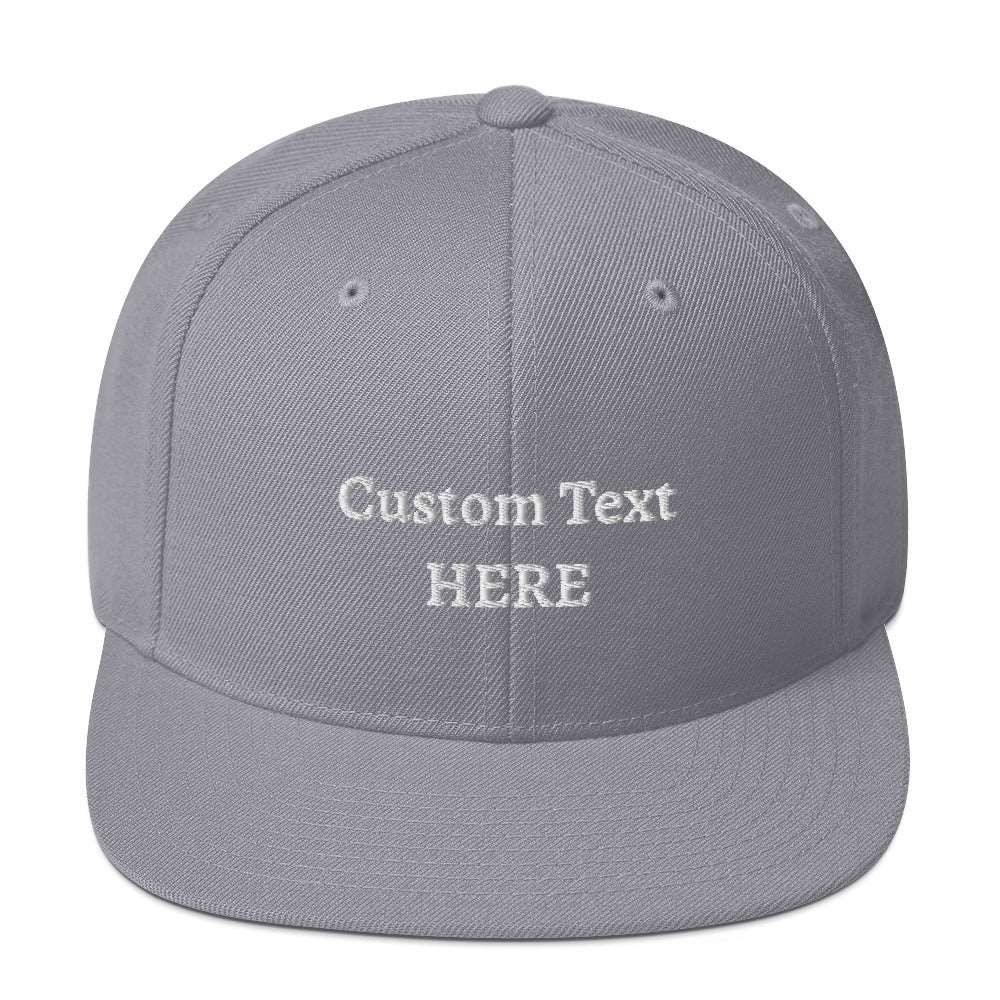 Custom Embroidery - Snapback Hat Laura's Legacy Boutique