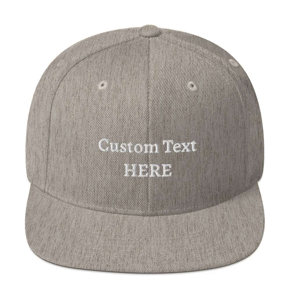 Custom Embroidery - Snapback Hat Laura's Legacy Boutique