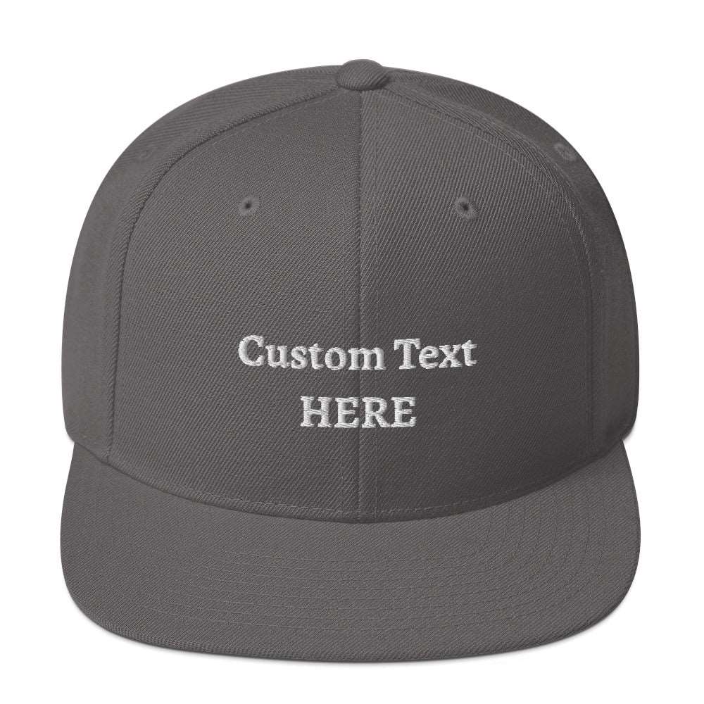 Custom Embroidery - Snapback Hat Laura's Legacy Boutique