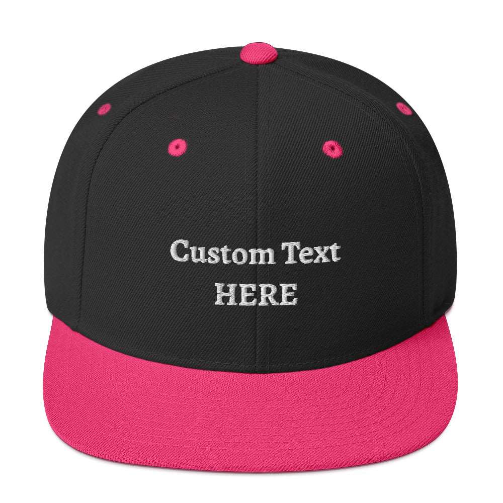 Custom Embroidery - Snapback Hat Laura's Legacy Boutique