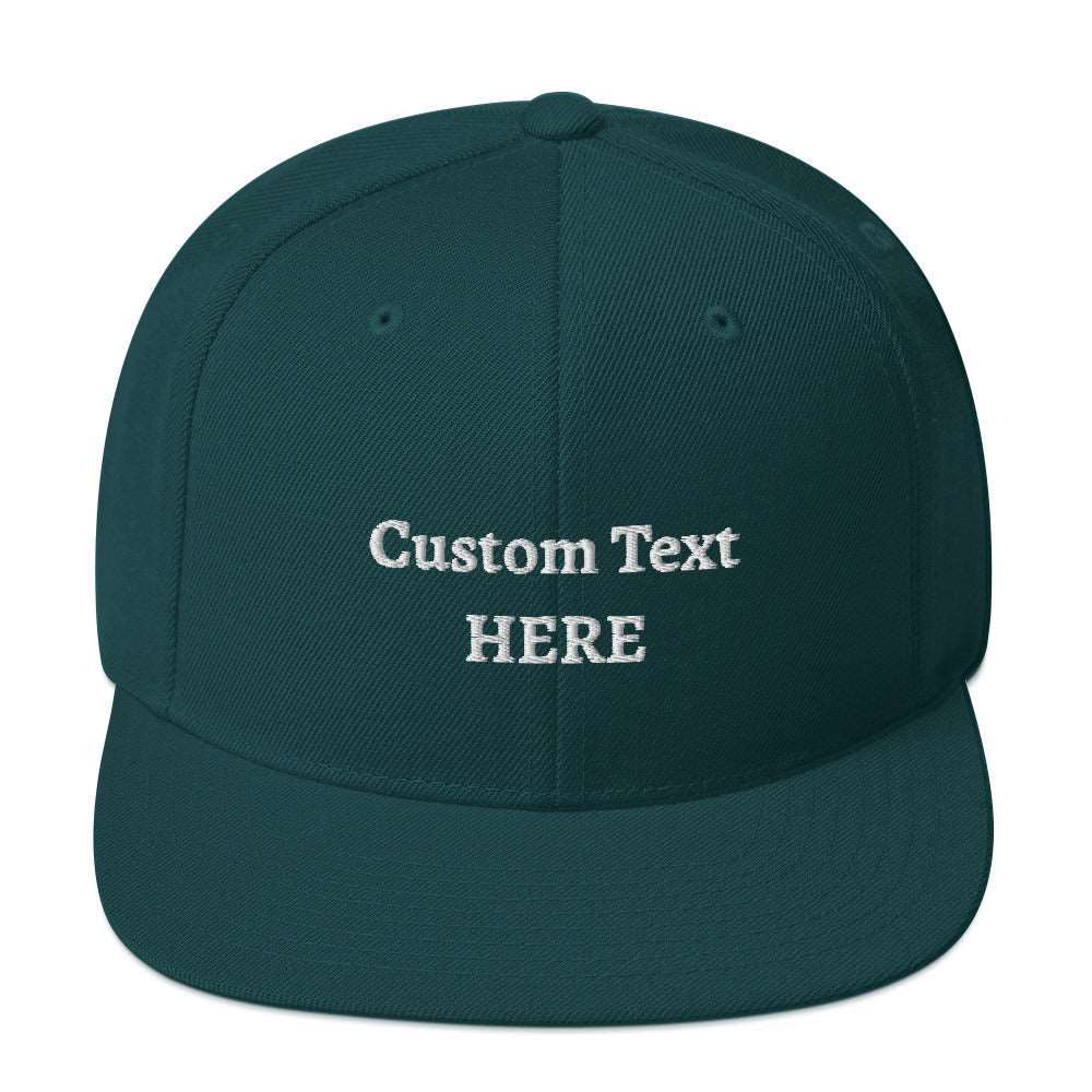 Custom Embroidery - Snapback Hat Laura's Legacy Boutique