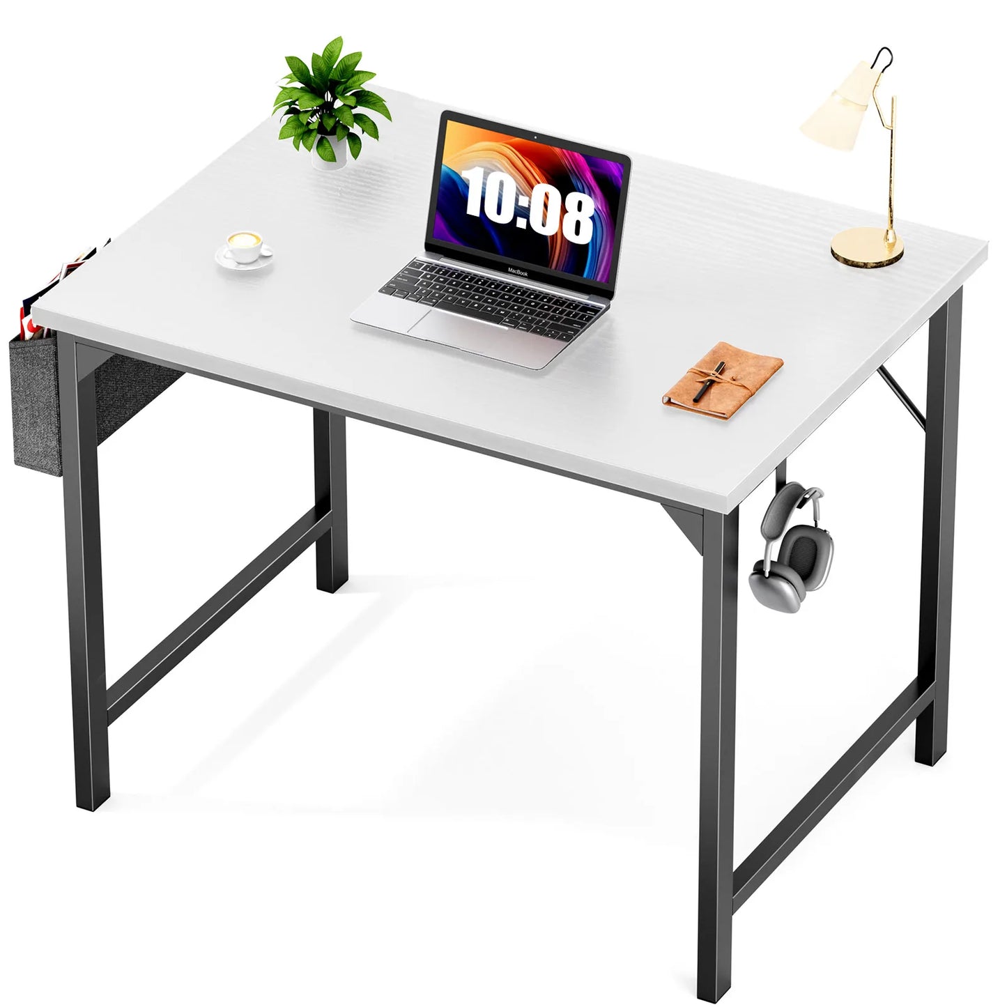 Simply Modern Desk - with Side Bag & Headphone Hook