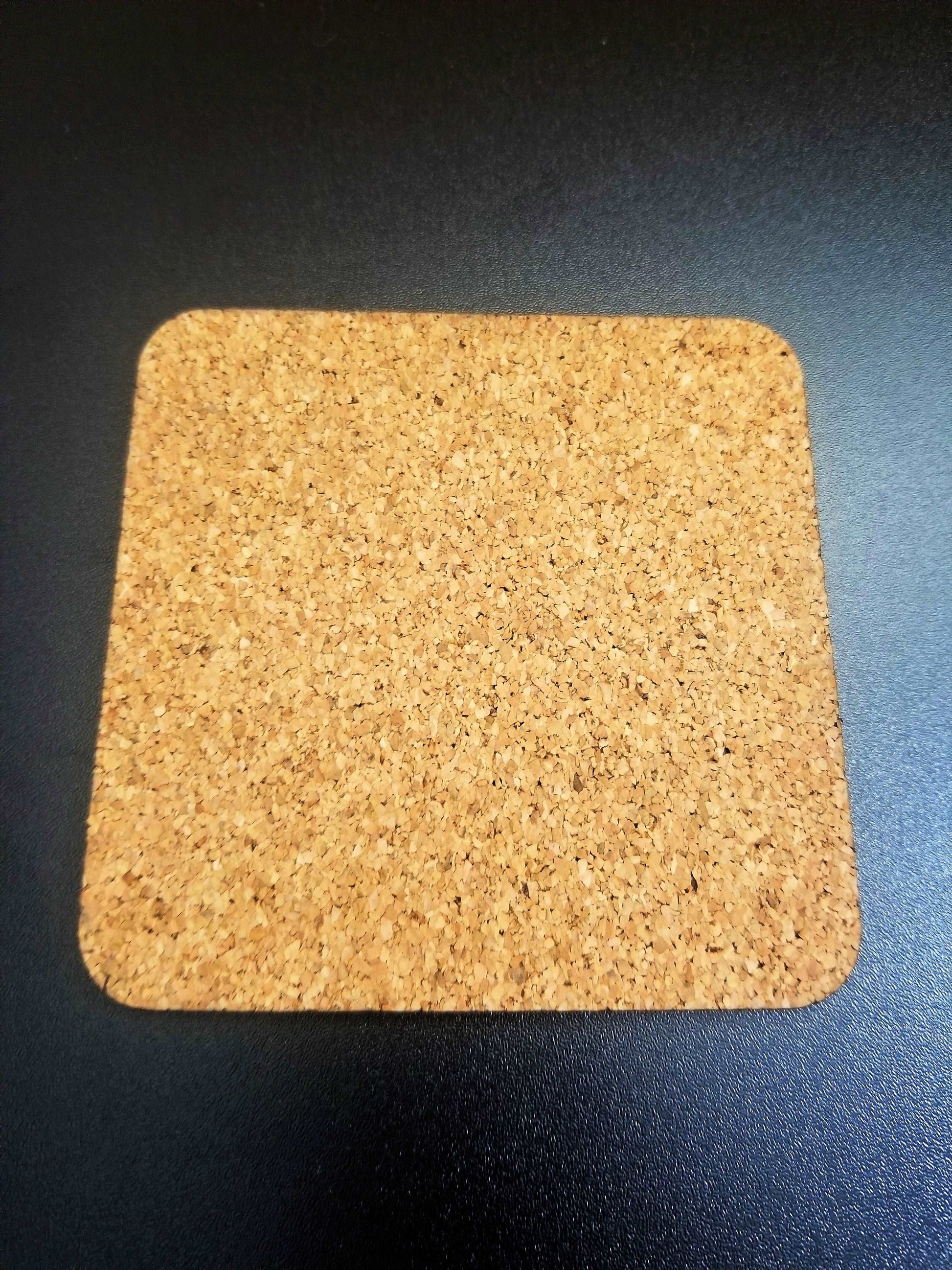 Square Coasters w/ Cork Back - 4 Set Custom Laura's Legacy Boutique